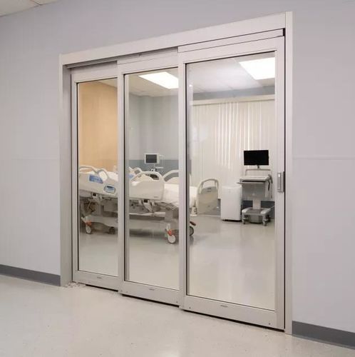 Clean room door - ProCare™ 8500 - Stanley Access Technologies - hospital / intensive care / telescopic