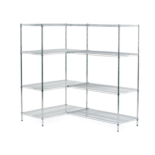 4shelf shelving unit HYGIRACK Sclessin Productions stainless