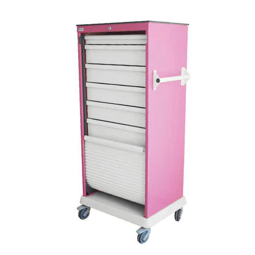 Medicine cabinet - ES 15 - Sclessin Productions - for medical devices / with drawer / aluminum