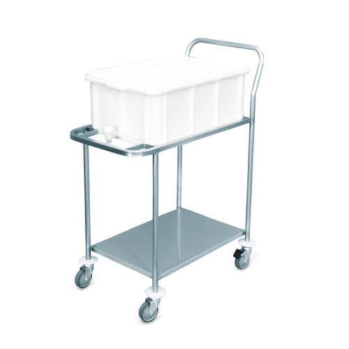 Transport trolley - 630.351 - Sclessin Productions - stainless steel