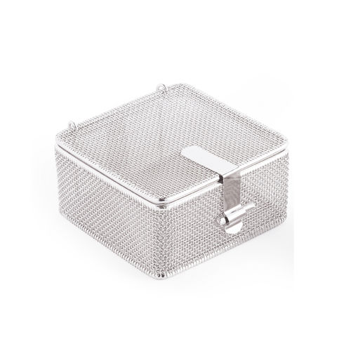 Instrument sterilization basket - Sclessin Productions - stainless steel