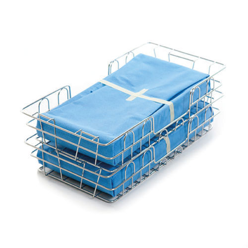 Instrument sterilization basket - DIN - Sclessin Productions - perforated