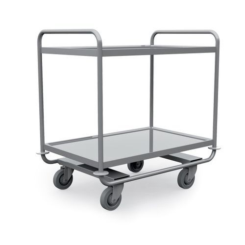 Instrument trolley - Sclessin Productions - treatment / stainless steel / 2-shelf