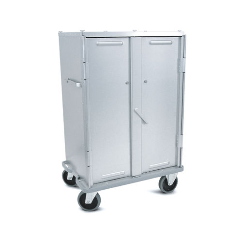 Dispensing cabinet - DIN 2 colonnes - Sclessin Productions - hospital / on casters / with shelf