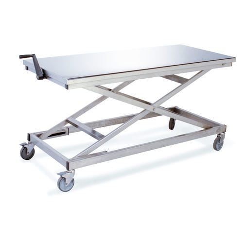 Funeral dressing table - 374.2652 - Sclessin Productions - rectangular / height-adjustable / on casters