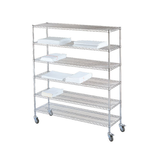 Clean linen trolley - Hygirack - Sclessin Productions - hospital / transport / storage