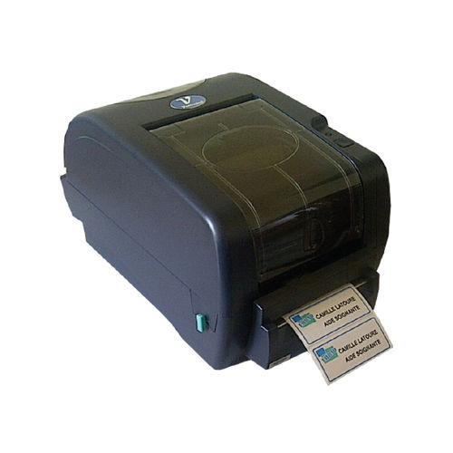 Thermal transfer label applicator printer - Label series - Sclessin Productions - barcode label / for textiles