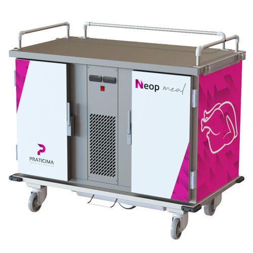 Service trolley - Neop meal® - PRATICIMA - meal / timing / stainless steel