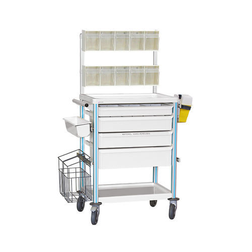 Emergency trolley - Agily®  - PRATICIMA - for general purposes / for monitors / dressing
