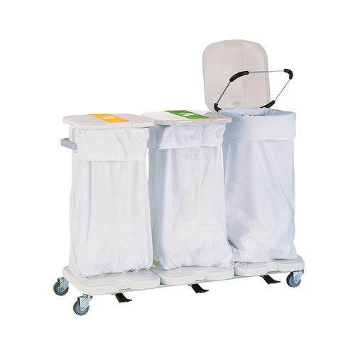 Dirty linen trolley - AB121 series - PRATICIMA - medical / laundry / waste