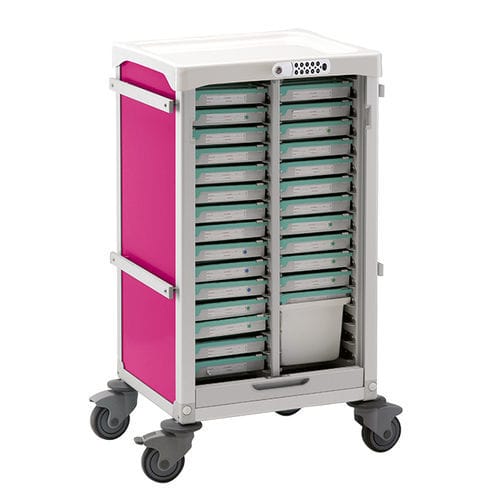 Elderly care trolley - Hebdo® - PRATICIMA - for pill box / medicine distribution / plastic