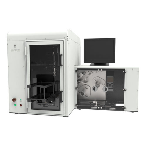 Microplate label applicator - ValiData - Porvair Sciences Ltd - pharmaceutical industry / automated / rotary
