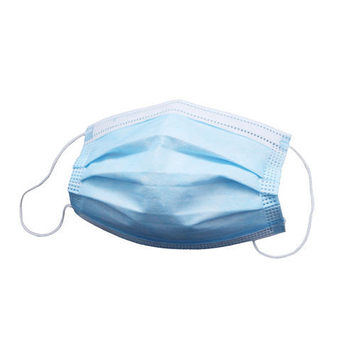 Half-mask safety mask - QJ Medical - adult / sky blue / disposable