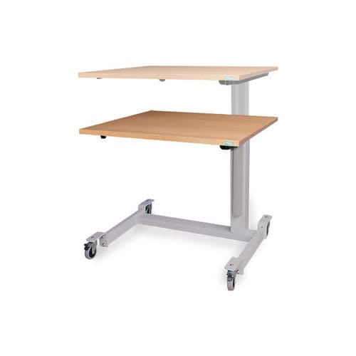 Ergotherapy table on casters - ergo EP 4 - Möckel Feinmechanik - height-adjustable / pediatric