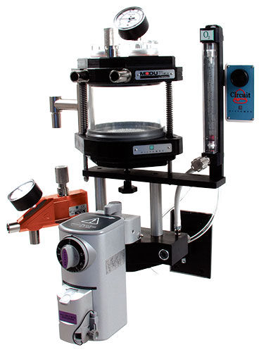 Small animal veterinary anesthesia workstation - Moduflex Compact - Dispomed - wall-mounted