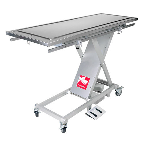 Electric veterinary operating table - 285-0200-xxx/ 285-0210-xxx - Dispomed - for large animals / for pets / on casters
