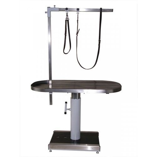Lifting grooming table - PL110 - Gtebel - rotating / electric / with dryer