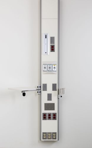 Wall-mounted bed head unit - PROFILE® 7200-S  - Modular Services Company - vertical