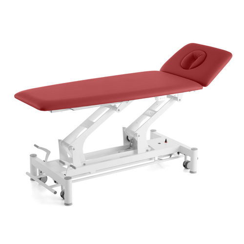 Electric massage table - Prestige M-S2 - Meden-Inmed - on casters / 2-section