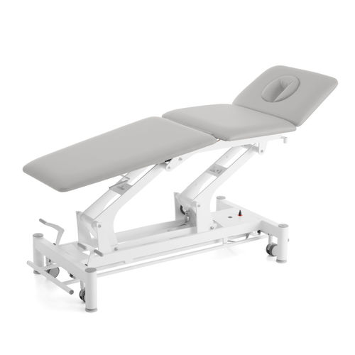 Electric massage table - Prestige M-P3  - Meden-Inmed - on casters / 3-section