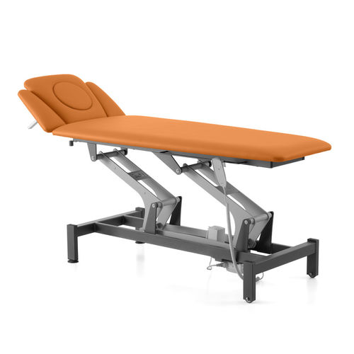 Electric massage table - Elemental Ice S4 - Meden-Inmed - on casters / with armrests / 2-section