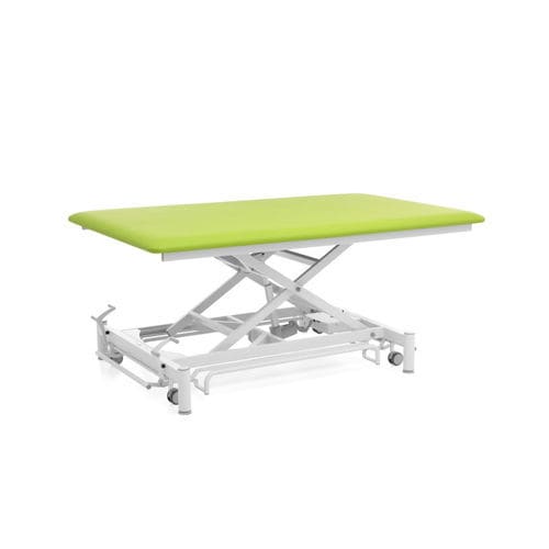 Electric Bobath table - B-S1.F0 - Meden-Inmed - hydraulic / on casters / with adjustable height backrest