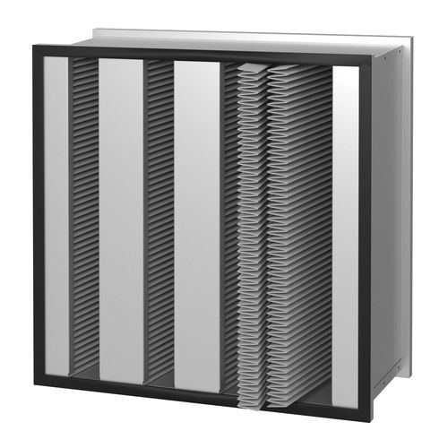 Activated carbon filter - GigaPleat XPH - Camfil - air / for clean rooms / stainless steel