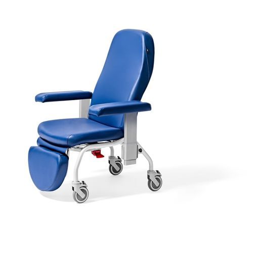 Reclining patient chair - PS024 - Mis Medical - manual / with legrest / on casters