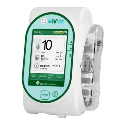 Pompe à Perfusion Saphir Q Core – Avec Support Et Câble D’alimentation – Pour Perfusion Multithérapie