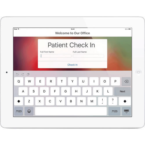 Appointment management iOS application - MacPractice - scheduling / medical / for tablet PC