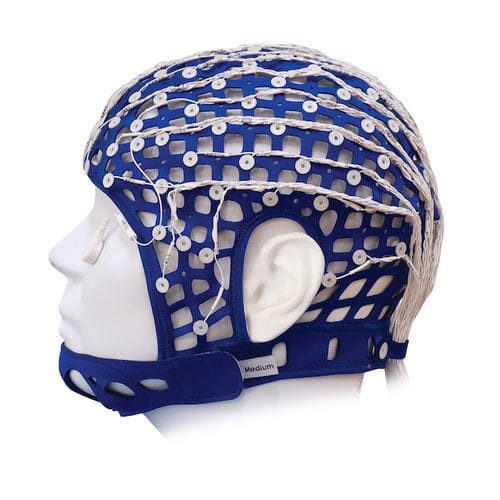 64-channel EEG cap - Quik-Cap Neo Net - Compumedics Neuroscan - adult / blue