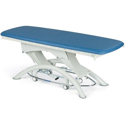 Electric examination table - Capre E1 - Lojer - height-adjustable / on casters / 1 section