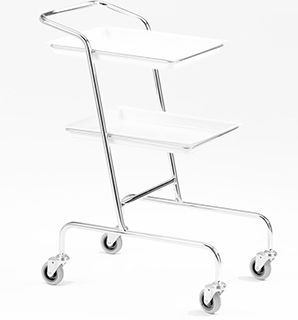 Medical trolley - 255 - Lojer - for instruments / transport / service