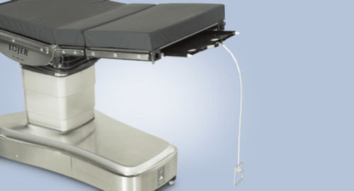 Operating table-mounted radiography cassette holder - OA4020 - Lojer