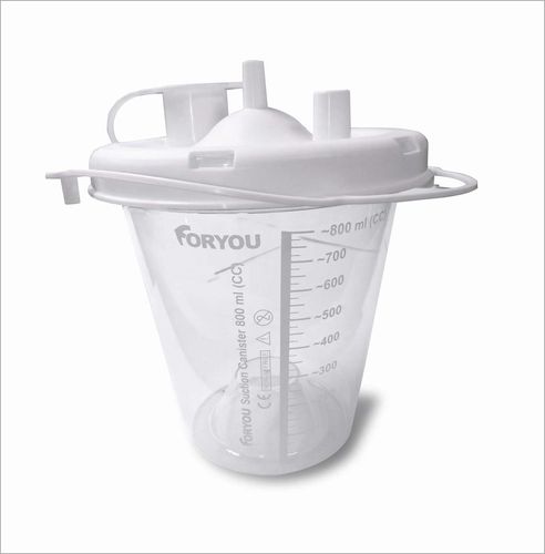 Body fluids suction jar - Foryou NPWT Canister - 4L Health