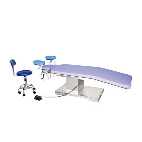 Ophthalmic operating table - HE-607-A - Harbin Howell Medical - ENT / hydraulic / with armrest