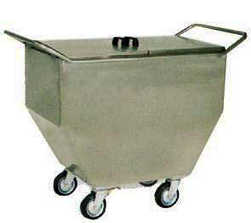 Transport trolley - Baygen Laboratuar  - waste / stainless steel