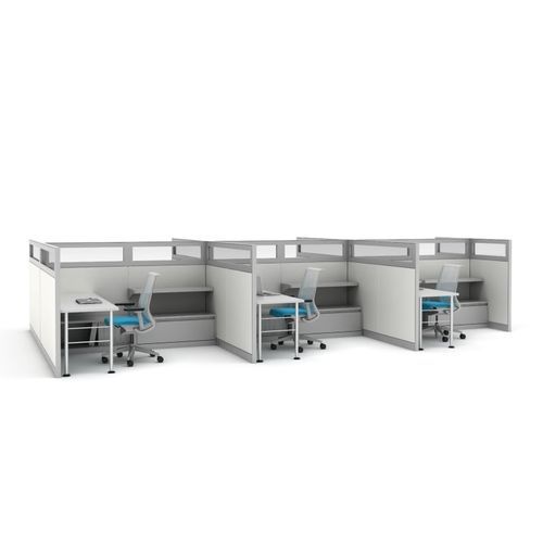 Rectangular desk - Kick  - Nurture - Steelcase - modular / workstation