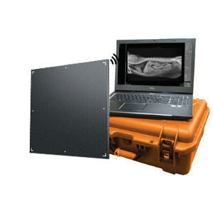 Veterinary radiography flat panel detector - DR wizard EZ  - Diagnostic Imaging Systems - portable / wireless / 17 x 17