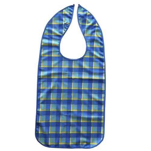Reusable medical bib - CONFORT PLUS - Goflor® - adult / blue / green
