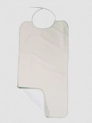 Reusable medical bib - CLASSIC - Goflor® - adult / white