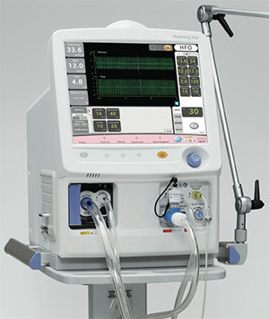 Resuscitation ventilator -  Humming Vue  - Metran Co., Ltd. - electro-pneumatic / high-frequency oscillation / infant