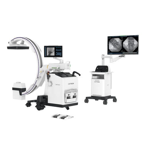 Mobile C-arm - EXTRON 7 - DRTECH - with flat panel detector / with video column