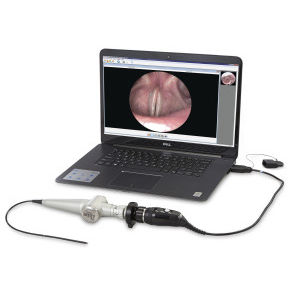 Endoscopy computer workstation - ENTity™ Mobile FEES  - Optim - laptop