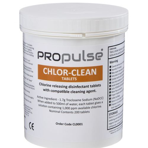Chlorine detergent - ProPulse® Cleaning Tablets - Mirage Health Group - for surface