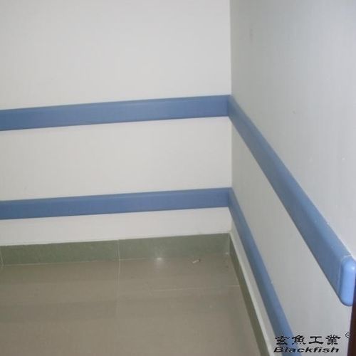Healthcare facility handrail - BF-HR - BLACKFISH INDUSTRIES (SHANGHAI) CO.,LTD - antibacterial / aluminum