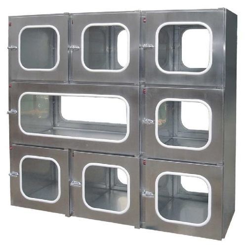 Cleanroom pass box - BF-PB - BLACKFISH INDUSTRIES (SHANGHAI) CO.,LTD - decontamination / floor-mounted / with HEPA filter