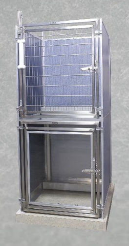 Dog veterinary cage - K-9 - Mason - modular / stainless steel
