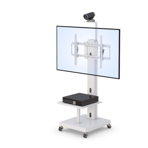 Computer cart with video recording - vid_conf_cart_827 - AFC Industries