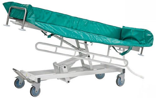 Height-adjustable shower trolley - CL12.000H - Orla Equipamientos Clínicos - hydraulic